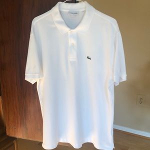 Lacoste Classic Fit White Polo
